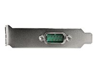 Startech 1-port PCI Express RS232 Serial Adapter Card, PCIe RS232 Serial Host Controller Card, PCIe to Serial DB9 COM Port, 1