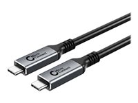 MicroConnect USB 3.2 Gen 2 USB Type-C kabel 5m Sort
