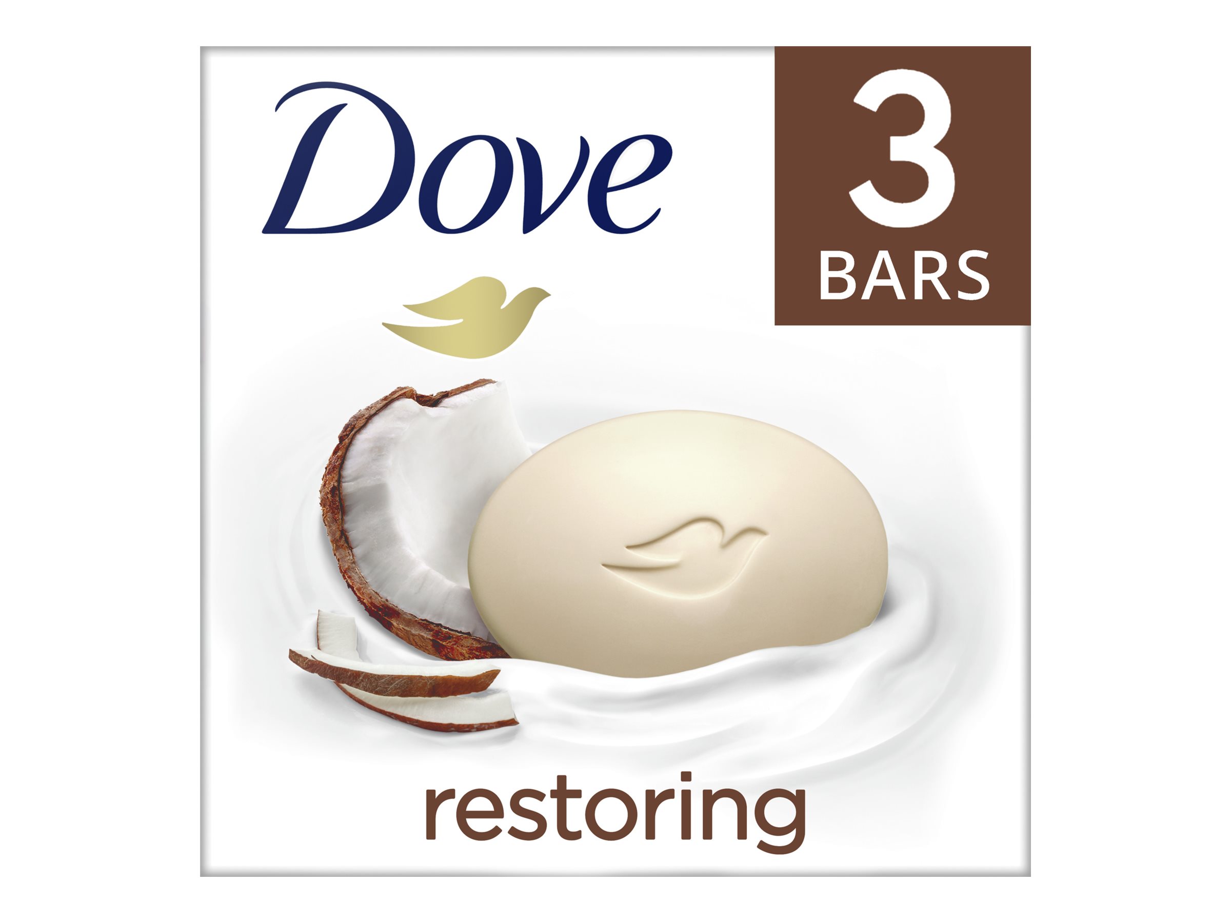 Dove Purely Pampering Beauty Bar - Coconut Milk- 3 x 106g