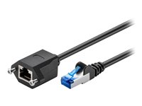 MicroConnect CAT 6a SFTP, PiMF 3m Forlængerkabel til netværk Sort