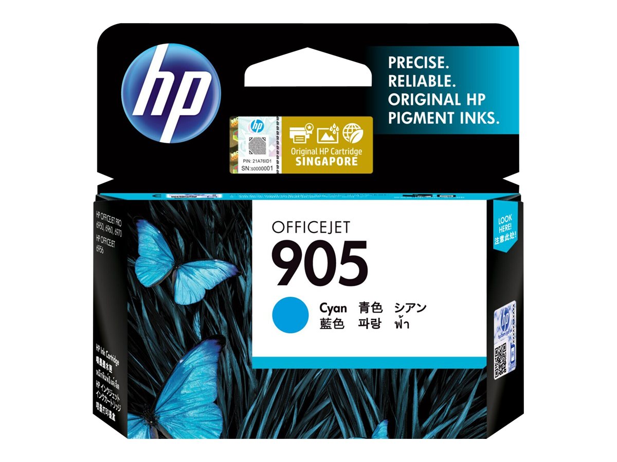 HP 905 cyan original ink Usage / lifestyle Multi-angle 72520