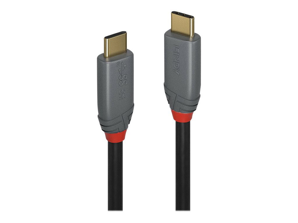 C ble USB 3.2 type C vers C, 20Gbit/s, 5A, PD, Anthra Line, 0.5m