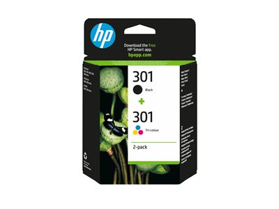 HP 301 Ink Cartridge Combo 2-Pack