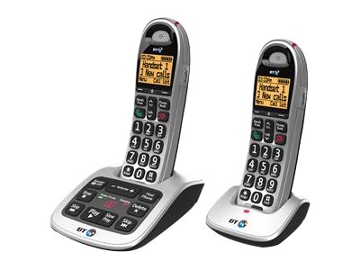 Bt Big Button Twin 4500 Cordless Phone Answering System With Caller Id Call Waiting Additional Handset 3 Way Call Capability