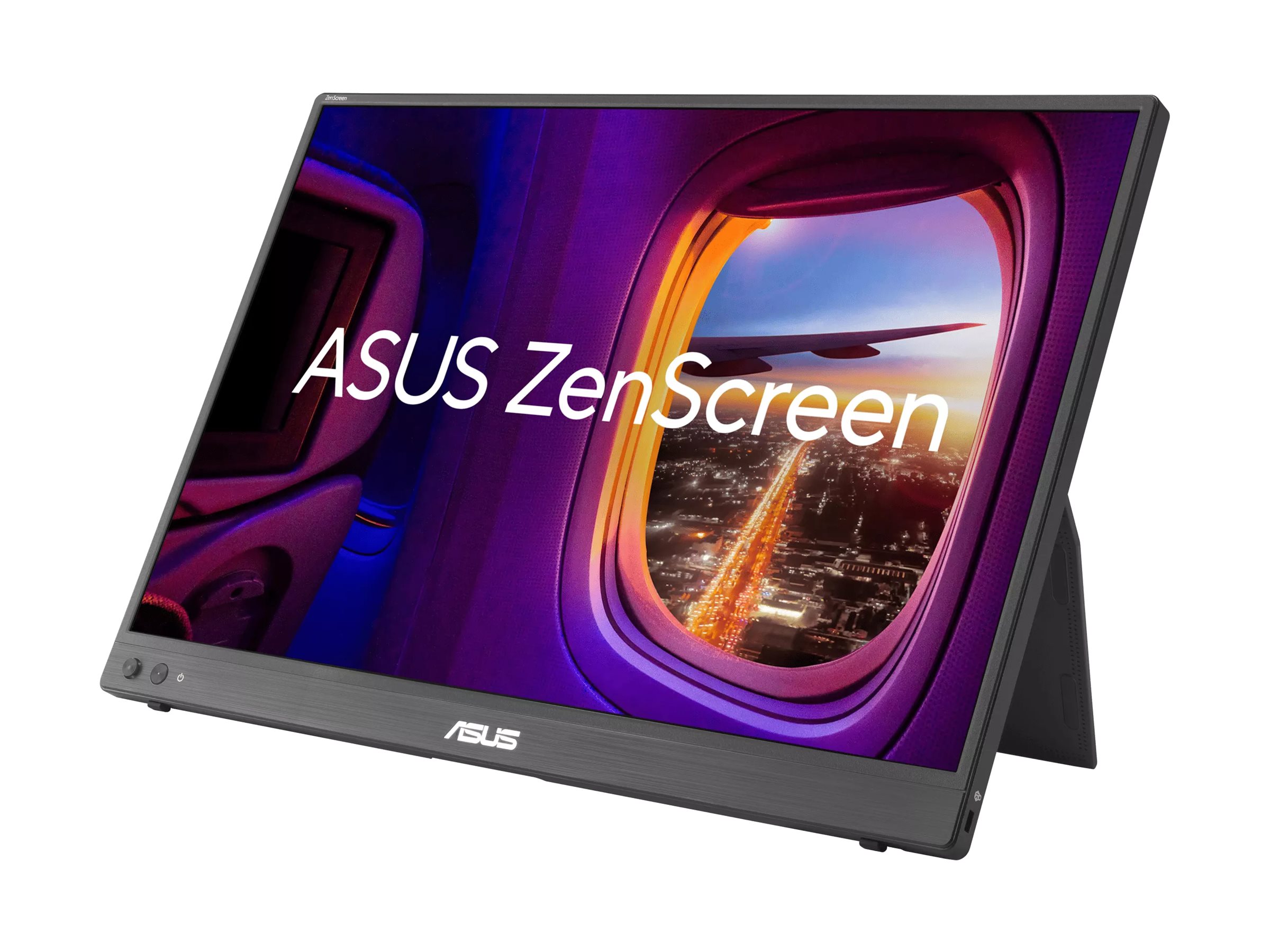 ASUS ZenScreen MB16FC LED monitor WUXGA Product shot Front 80025