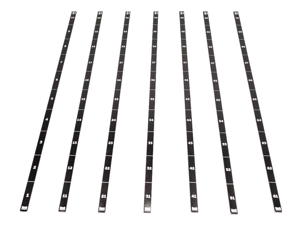 RackSolutions - Rack height identification labels (pack of 2)