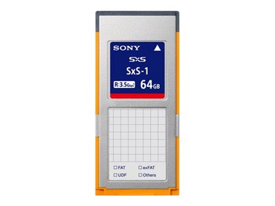 Sony SxS-1 SBS-64G1C Flash memory card 64 GB ExpressCard/34 (pack 