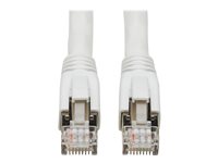 Tripp Lite Cat8 25G/40G-Certified Snagless S/FTP Ethernet Cable (RJ45 M/M), PoE, White, 6 ft. - patch cable - 1.829 m - white