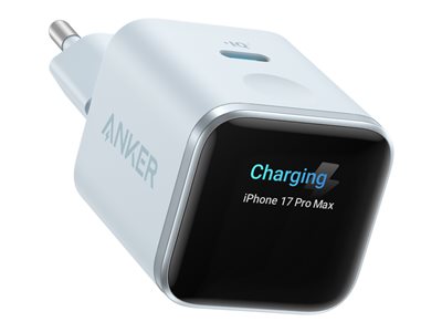 ANKER Nano Charger 45W 1C Display blue Smartphone Zubehör