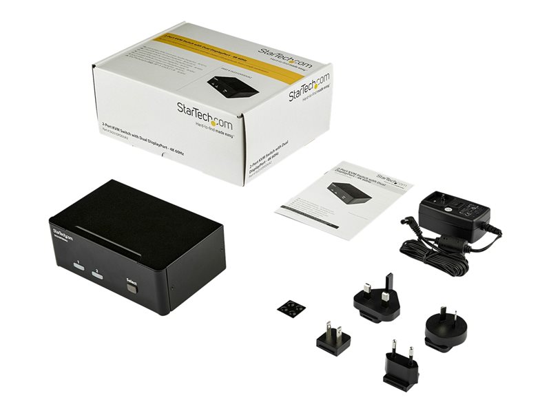 StarTech.com Switch KVM DP double affichage  2 ports