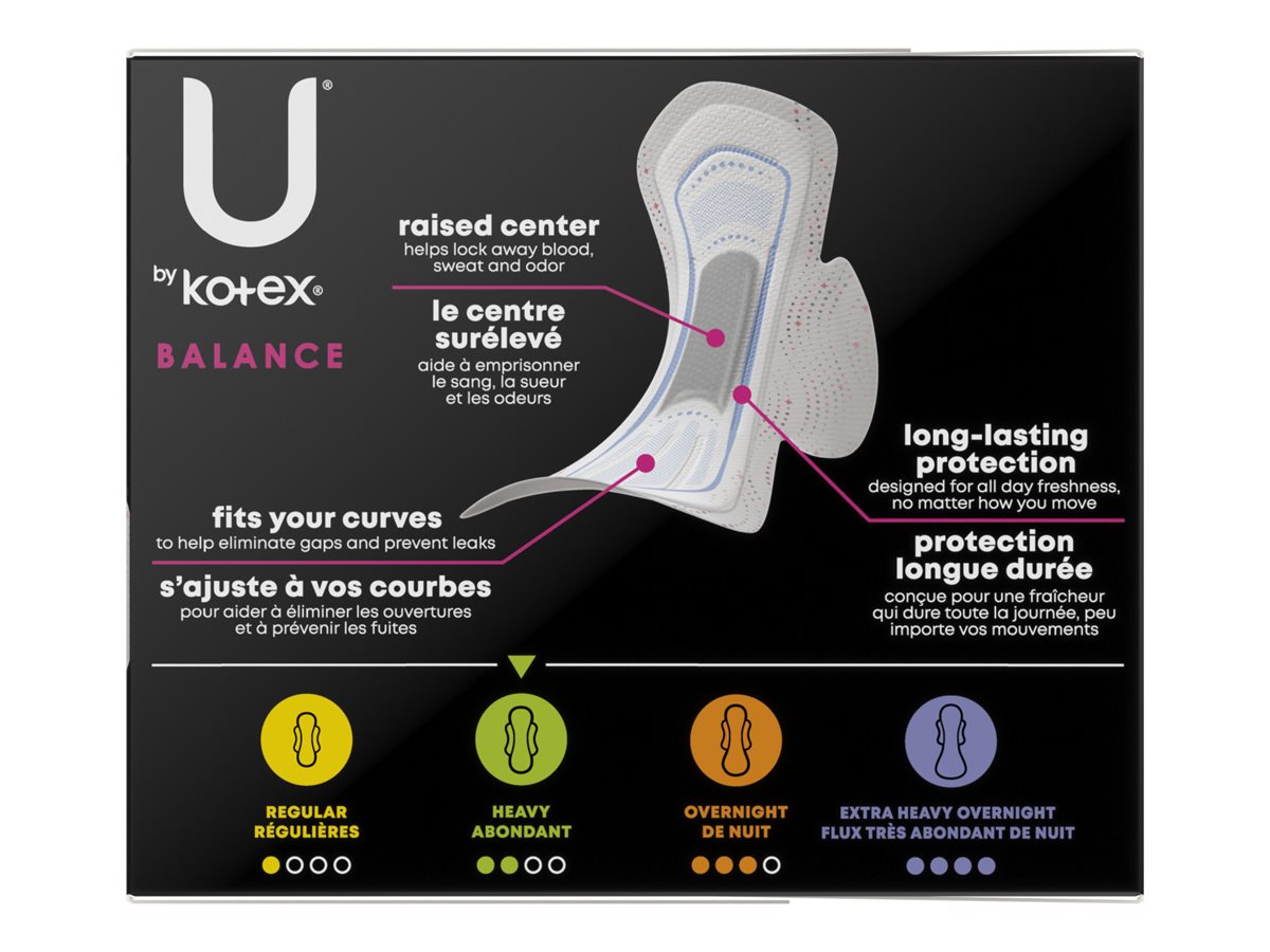 U by Kotex Balance Ultra Thin Sanitary Pad - 16 Count