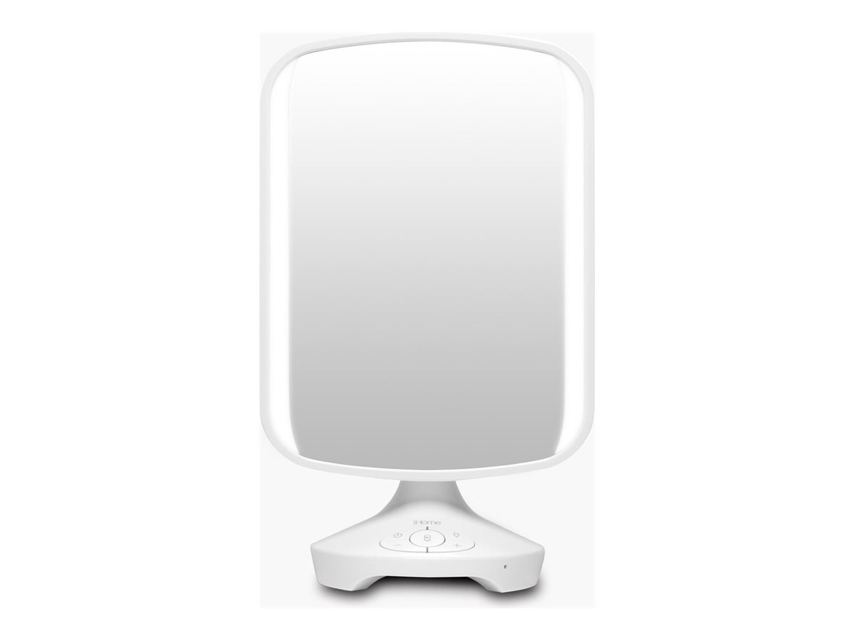iHome Wireless Bluetooth Speaker with Mirror - White - ICVBT3W.EXV23
