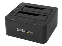 StarTech.com USB 3.0 Dual Hard Drive UASP for 2.5 / 3.5in HDD / SSD - USB 3.5' SATA HDD / SSD Dock - SATA 6 Gbps Lagringskontrol