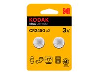 Kodak MAX Knapcellebatterier CR2450