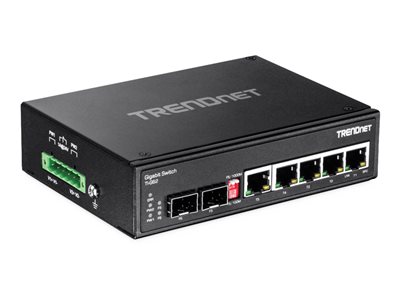 TRENDnet Industrie Switch 6 Port Gbit IP30 Metall - TI-G62