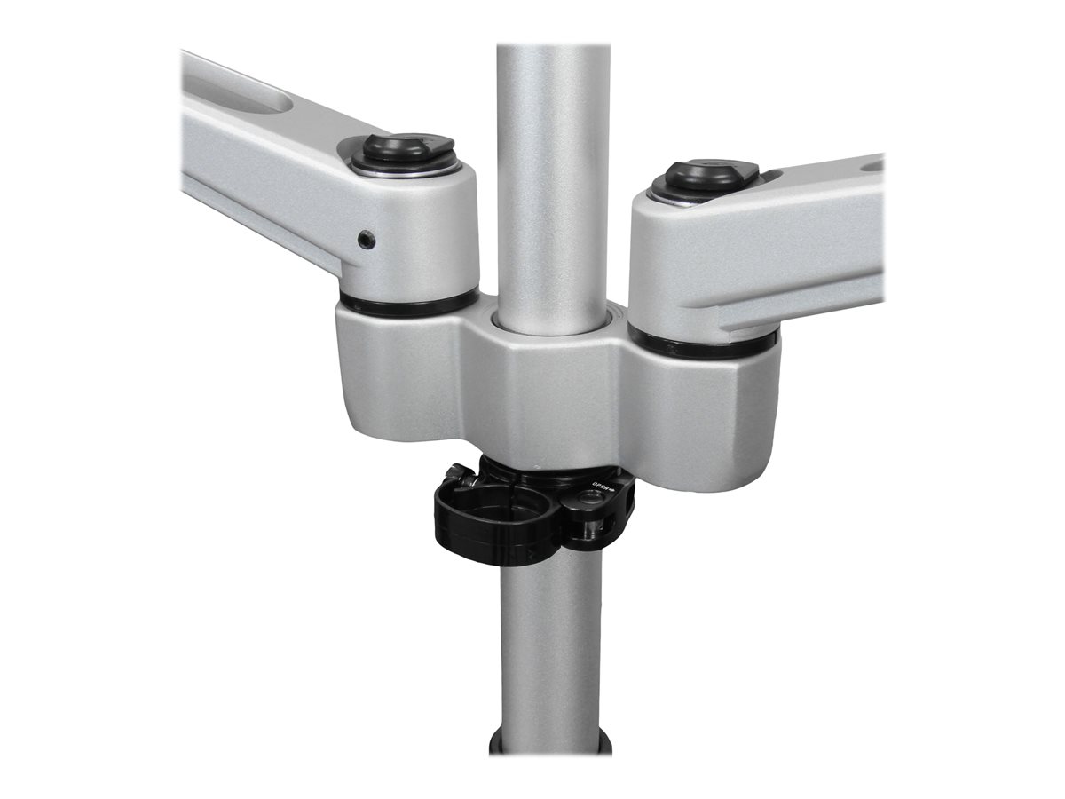 StarTech.com Desk Mount Dual Monitor Arm - Full Motion Articulating Arms - Premium Dual Monitor Stand - For up to 30" (19.8lb/9kg) VESA Mount Monitors - Tool-less Assembly - Steel & Aluminum montážní sada - plný pohyb - pro Displej LCD - černá, stříbrná – foto 10