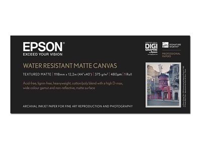 EPSON Papier Canvas 111,8 cm x12,2m matt - C13S042016