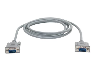 StarTech.com 10 ft. (3 m) VGA to VGA Cable - HD15 VGA Cable - 800x600 Resolution - Male/Male - VGA Monitor Cable (MXT101MM10) - VGA cable - HD-15 (VGA) (M) to HD-15 (VGA) (M) - 3 m - gray - for P/N: CDP2VGA, CDP2VGAFC, SV231DVGAU2A, SV431DVGAU2A