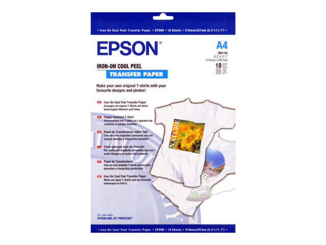 Epson Iron-On Cool Peel Transfer Paper S041153 B&H Photo Video