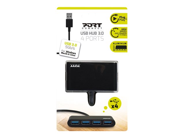 PORT USB HUB 4 PORTS 3.0