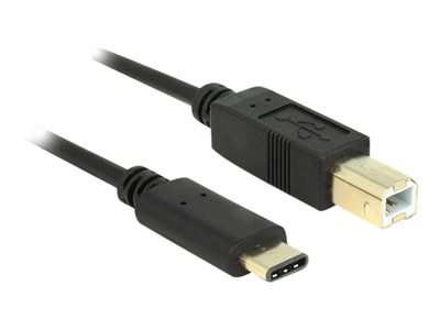 DELOCK USB Kabel Delock C -> B St/St 2.00m schwarz - 83330
