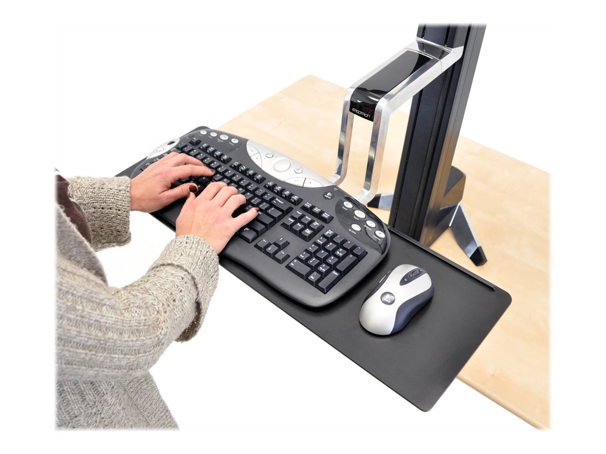Ergotron Large Keyboard Tray upevňovací komponent - pro keyboard - černá – foto 3