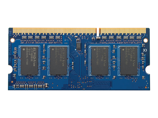 Image of HP - DDR3L - module - 8 GB - SO-DIMM 204-pin - 1600 MHz / PC3-12800 - unbuffered