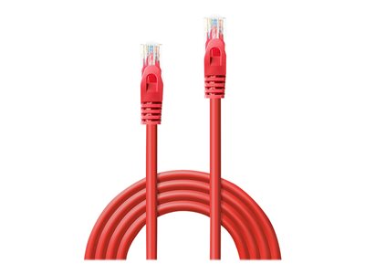 LINDY Basic Cat.6 U/UTP Cable Red 3m