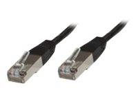 MicroConnect CAT 6 Afskærmet parsnoet kabel (SSTP) 2m Netværkskabel Sort