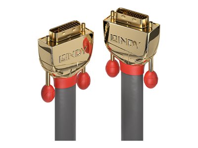 LINDY 15m DVI-D Dual Link Kabel Gold - 36207