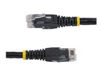 StarTech.com 25ft CAT6 Ethernet Cable, 10 Gigabit Molded RJ45 650MHz 100W PoE Patch Cord, CAT 6 10GbE UTP Network Cable with Strain Relief, Black, Fluke Tested/Wiring is UL Certified/TIA - Category 6 - 24AWG (C6PATCH25BK)