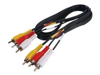 C2G 50ft Value Series Composite Video + Stereo Audio Cable - M/M