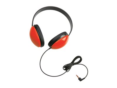 Califone 2800-RD CT Headphones full size wired 3.5 mm jack noise isolatin