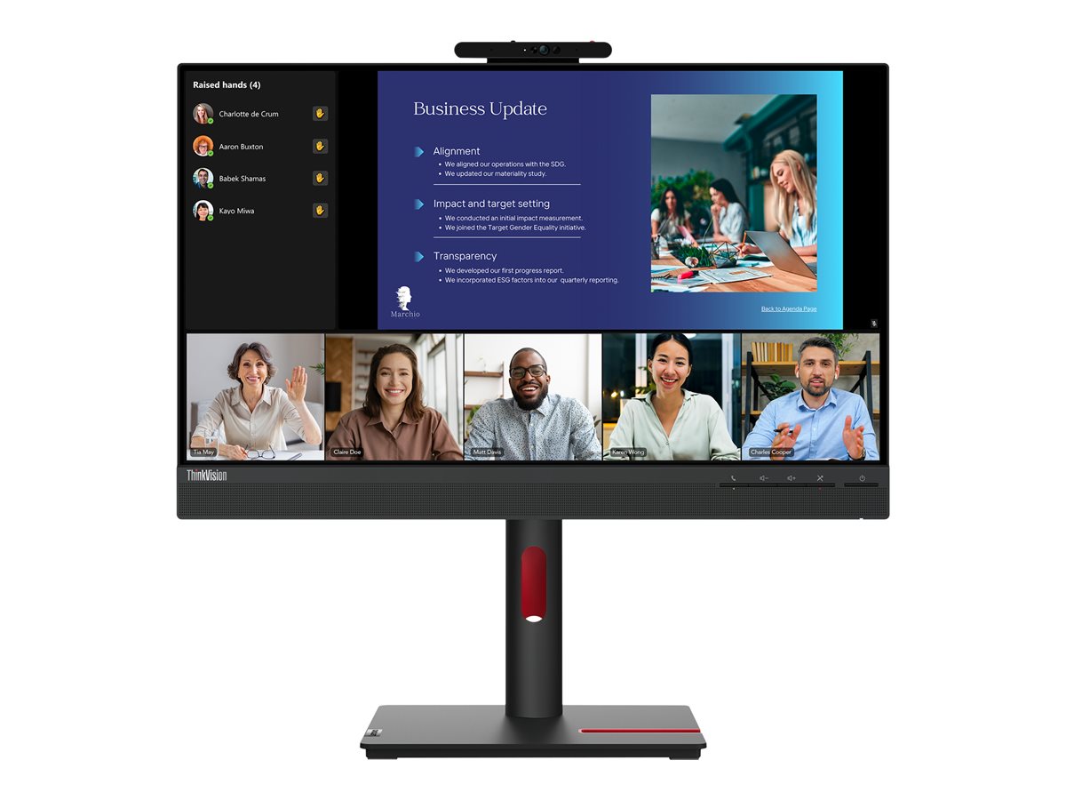 Lenovo ThinkVision T24v-30 - LED monitor - Full HD (1080p) - 24"