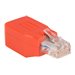  Cat6 Cable - Cat6 Crossover Adapter - GbE - Red -
