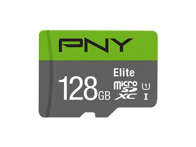 PNY Micro SD Card Elite 128 GB XC - P-SDU128V11100EL-GE
