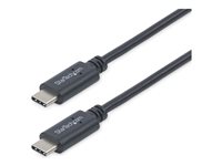 StarTech.com 2m 6 ft USB C Cable - M/M - USB 2.0 - USB-IF Certified - USB-C Charging Cable - USB 2.0 Type C Cable (USB2CC2M) 