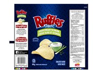Ruffles Potato Chips - Sour Cream &amp; Onion - 66g