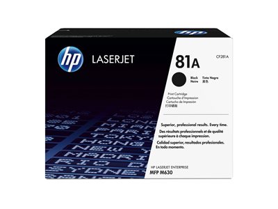 HP 81A Black Toner LJ Enterpr. MFP M630