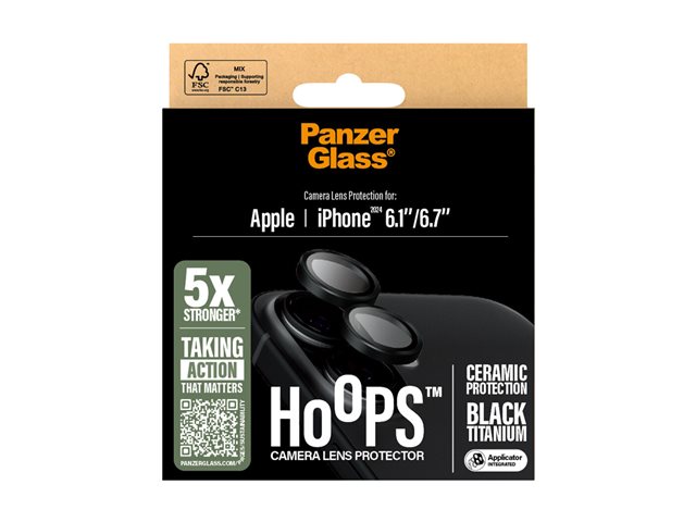 PanzerGlass HoOps Ceramic Apple iPhone 16/16 Plus černý titan – foto 3