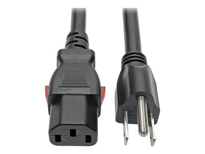 Eaton Tripp Lite Series Computer Power Cord, NEMA 5-15P to Locking C13