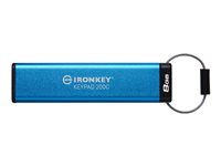 Kingston IronKey Keypad 200C 8GB USB-C 3.2 Gen 1 Blå
