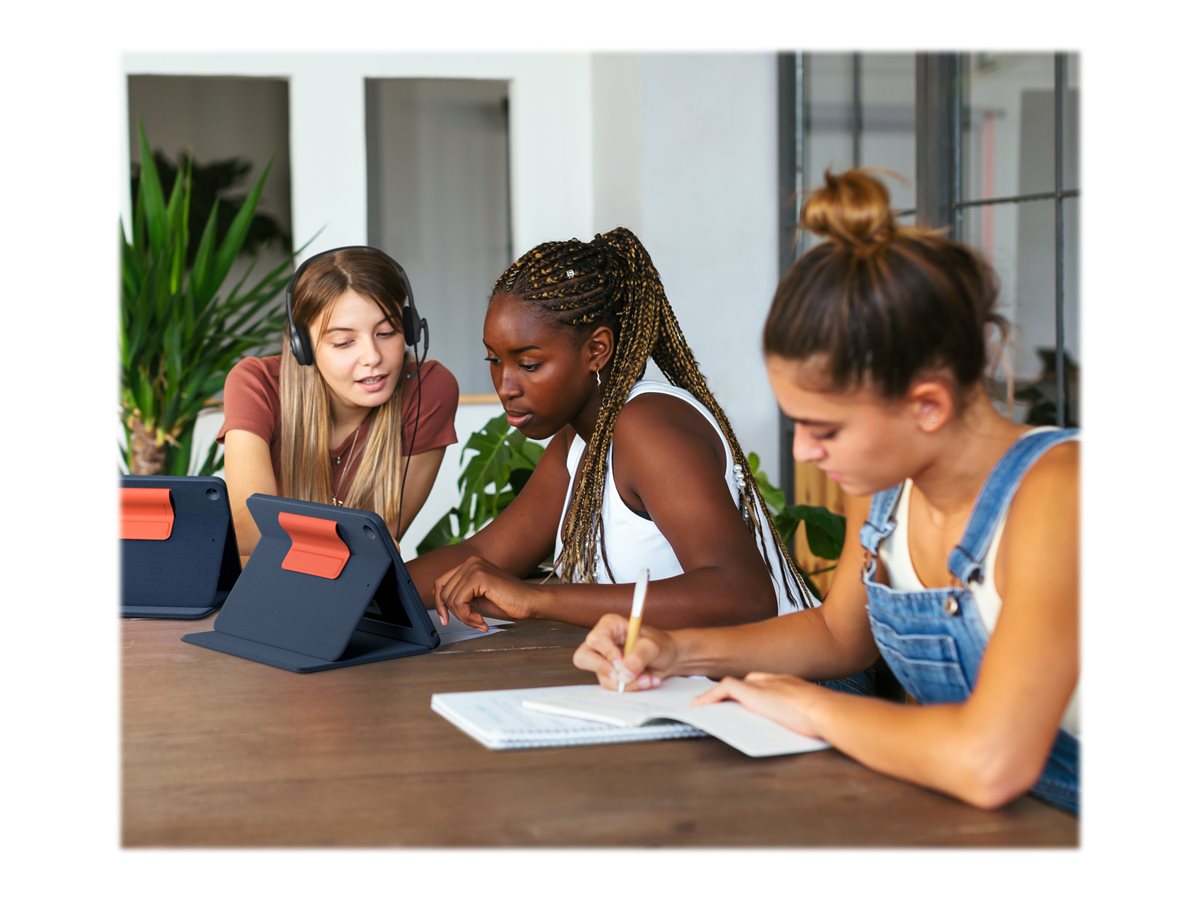 Logitech Rugged Combo 3 Touch for Education - klávesnice a pouzdro - s trackpad - QWERTZ - švýcarská - classic blue Vstupní zařízení – foto 10