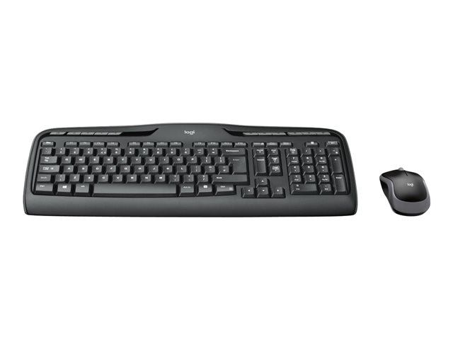 Logitech Wireless Combo MK330 - klávesnice a sada myši - US mezinárodní - černá Vstupní zařízení – foto 7