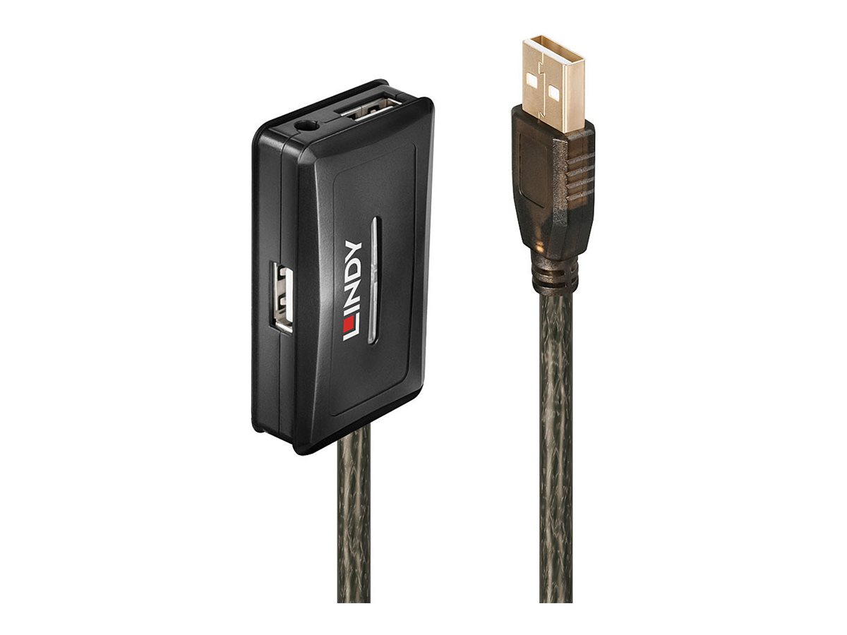 Rallonge Active USB 2.0 avec Hub, 10m