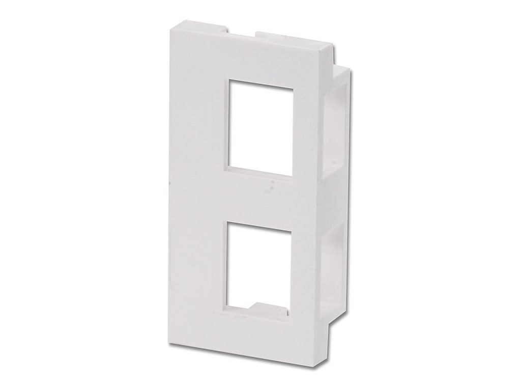 Façade murale pour 2 modules Keystone (4 pièces)