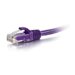 C2G 10ft Cat6a Snagless Unshielded UTP Network Patch Ethernet Cable-Purple