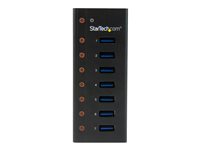 Startech 7 Port USB 3.0 Hub (5 Gbps) - Metal Enclosure - Desktop or Wall Mountable - Rugged & industrial Powered USB Expander