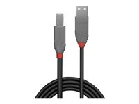 C ble USB 2.0 type A vers B, Anthra Line, 3m