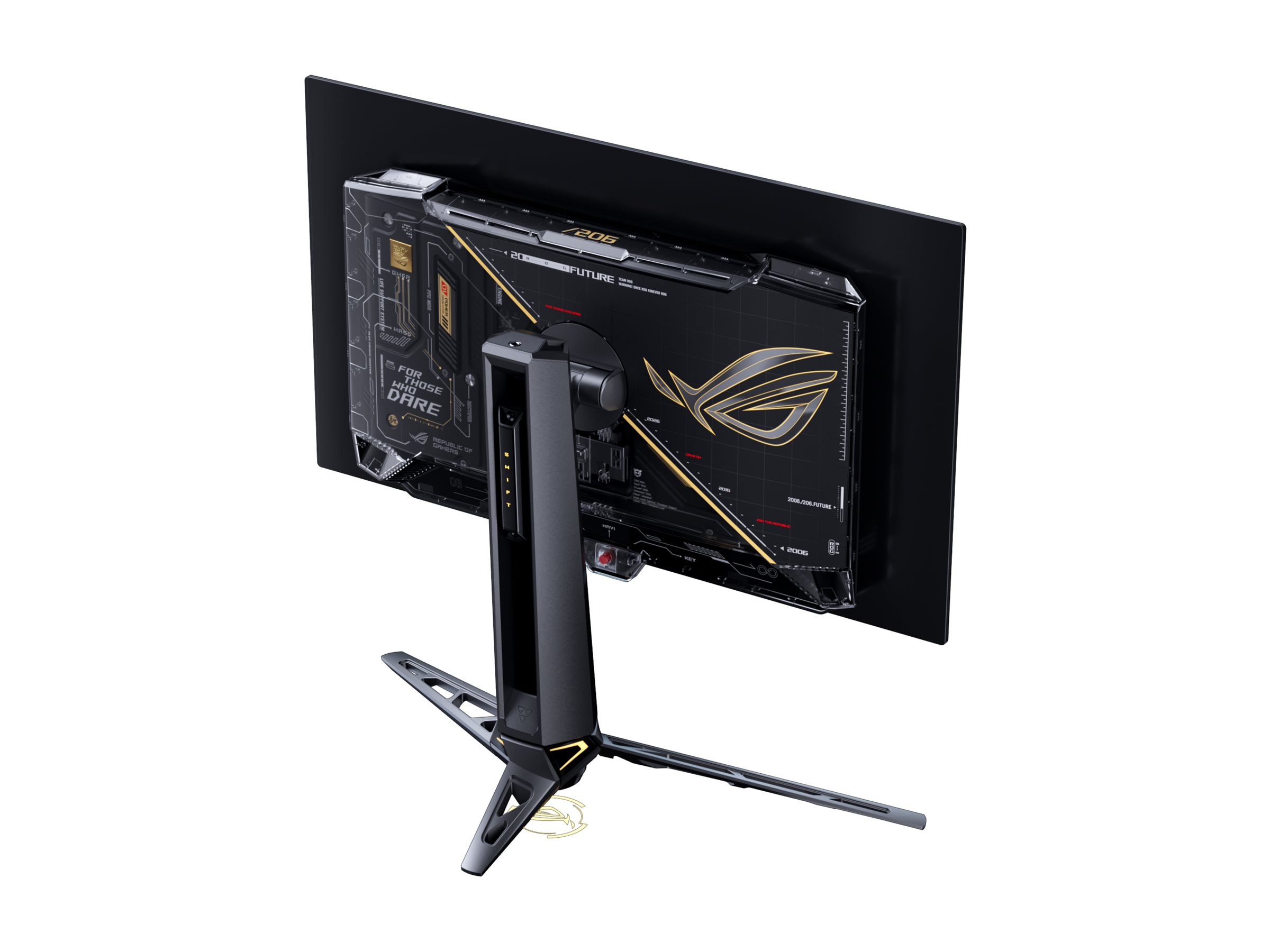 ASUS ROG Swift PG27AQWP-G Edition 20 OLED monitor QHD 27 Product shot Back 79002